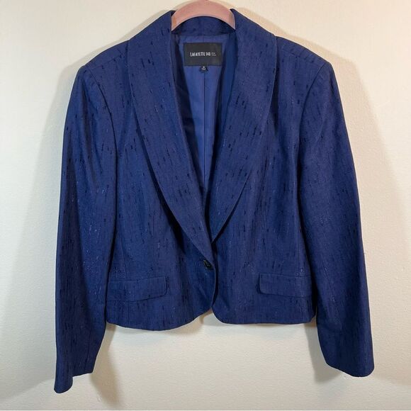 Lafayette 148 New York Women’s Blue Blazer 16 - Picture 1 of 11